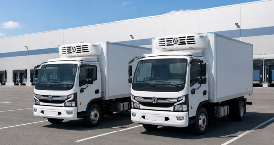 Рефрижераторы Элинж для грузовых перевозок: выбор и монтаж на Dongfeng